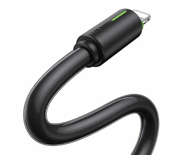 USAMS USB-C/Lightning 1m 30W czarny/black - 1471722 - zdjęcie 2